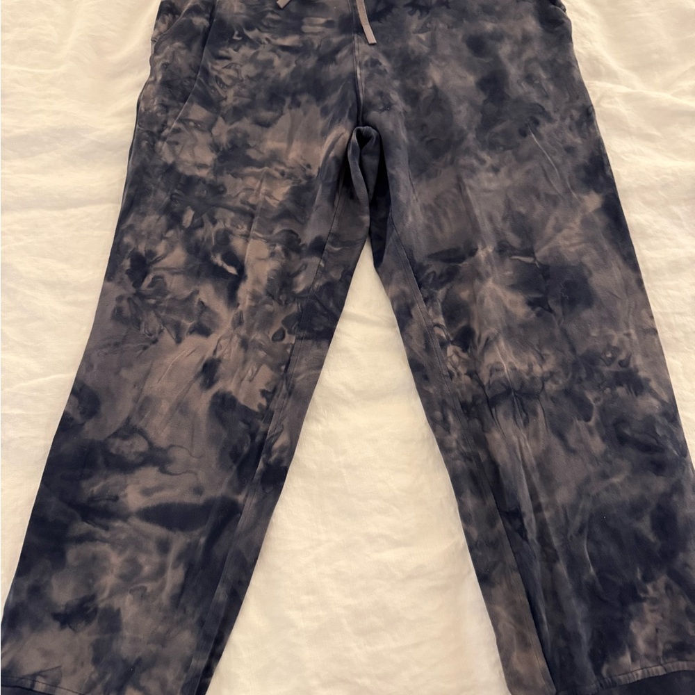 Lululemon Athletica Navy Tie-Dye Joggers